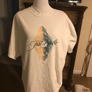 Just breathe crew neck tee size 2x